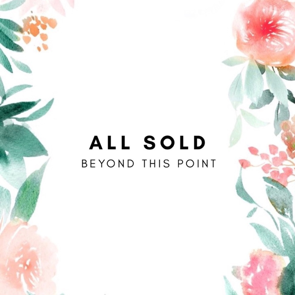 ✨ SOLD BEYOND HERE ✨